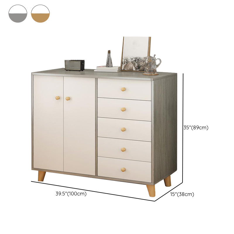 Wooden Storage Chest Ultra Modern 14.82 Inch Width Storage Chest Dresser