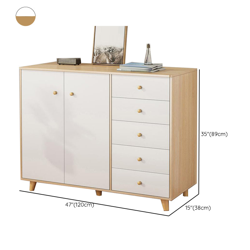 Wooden Storage Chest Ultra Modern 14.82 Inch Width Storage Chest Dresser