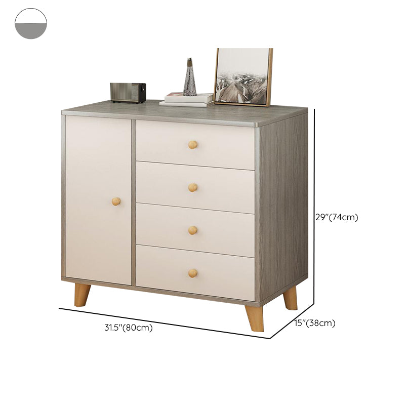 Wooden Storage Chest Ultra Modern 14.82 Inch Width Storage Chest Dresser