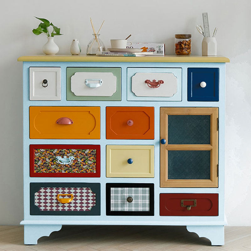 Coastal Style Dresser Manufactured Wood Storage Chest Dresser for Bedroom