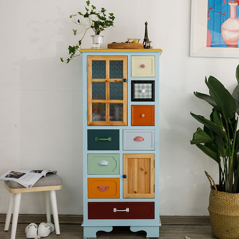 Coastal Style Dresser Manufactured Wood Storage Chest Dresser for Bedroom