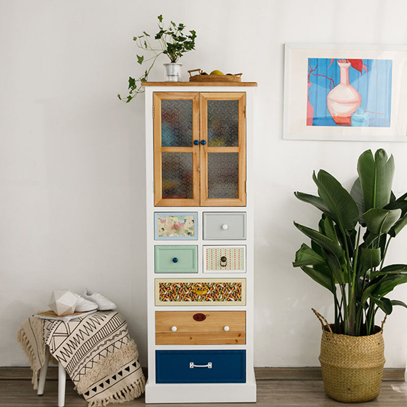 Coastal Style Dresser Manufactured Wood Storage Chest Dresser for Bedroom