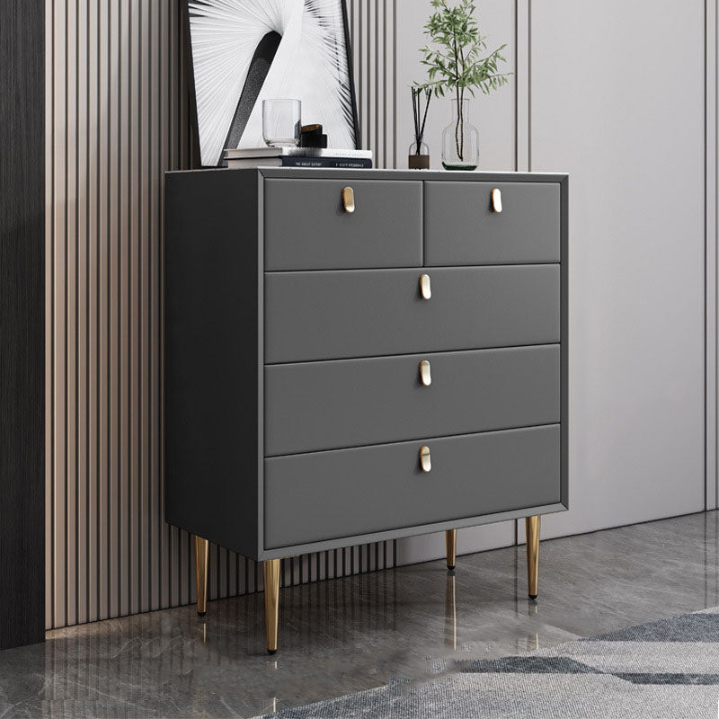 Classic Glam Storage Chest Stone Dresser with 5/6/7/9 Drawers