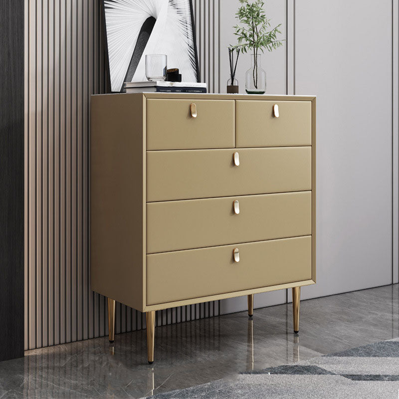 Classic Glam Storage Chest Stone Dresser with 5/6/7/9 Drawers