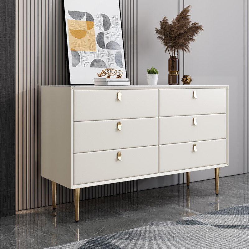 Classic Glam Storage Chest Stone Dresser with 5/6/7/9 Drawers