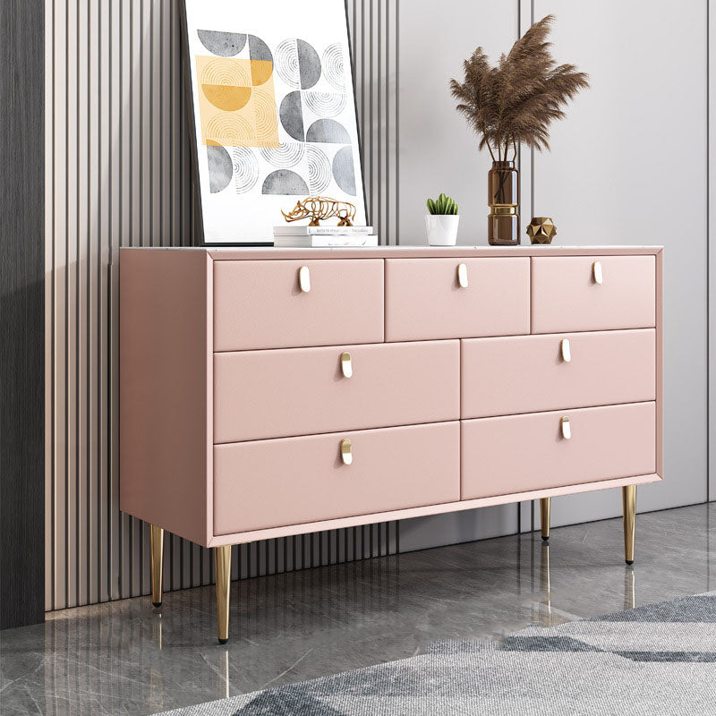 Classic Glam Storage Chest Stone Dresser with 5/6/7/9 Drawers
