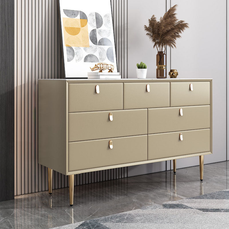 Classic Glam Storage Chest Stone Dresser with 5/6/7/9 Drawers