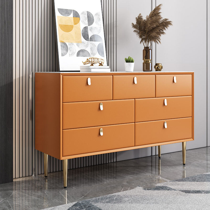 Classic Glam Storage Chest Stone Dresser with 5/6/7/9 Drawers
