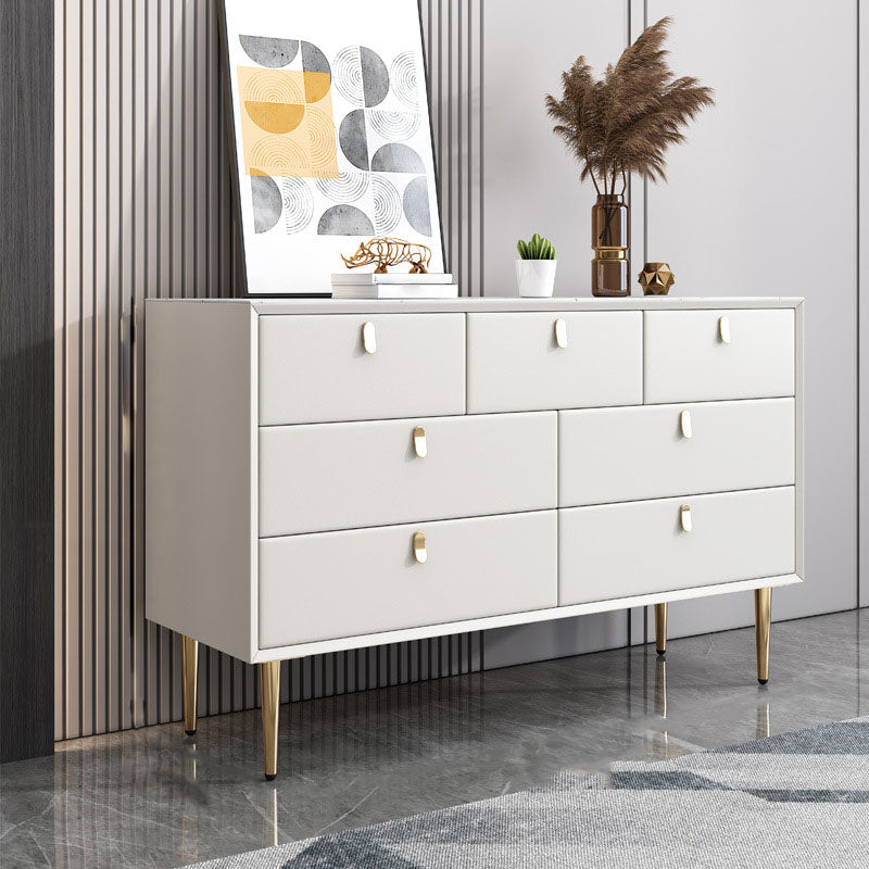 Classic Glam Storage Chest Stone Dresser with 5/6/7/9 Drawers