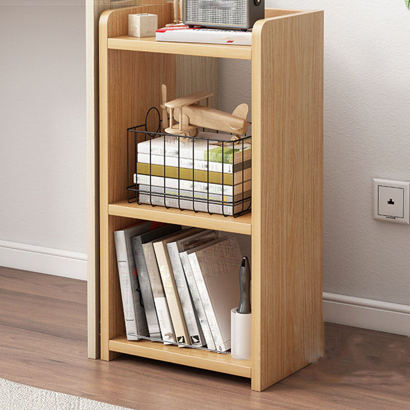 Engineered Wood Standard Bookcase Scandinavian Open Back Bookshelf