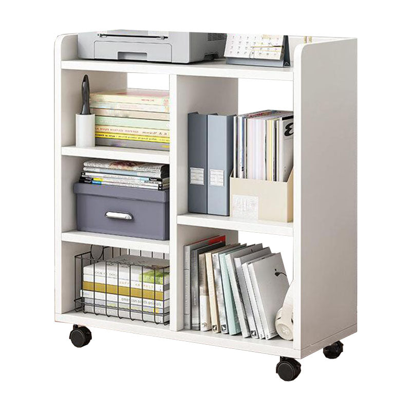 Engineered Wood Standard Bookcase Scandinavian Open Back Bookshelf