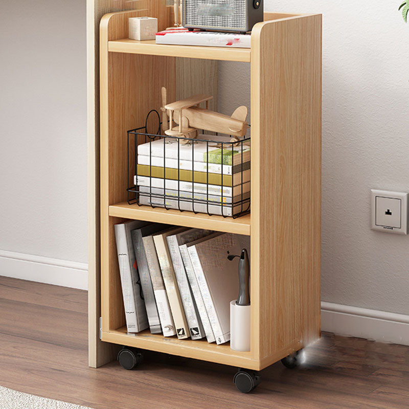 Engineered Wood Standard Bookcase Scandinavian Open Back Bookshelf
