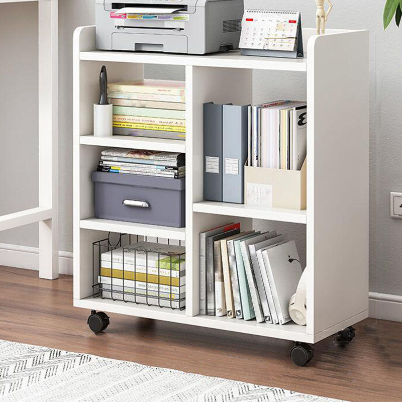 Engineered Wood Standard Bookcase Scandinavian Open Back Bookshelf