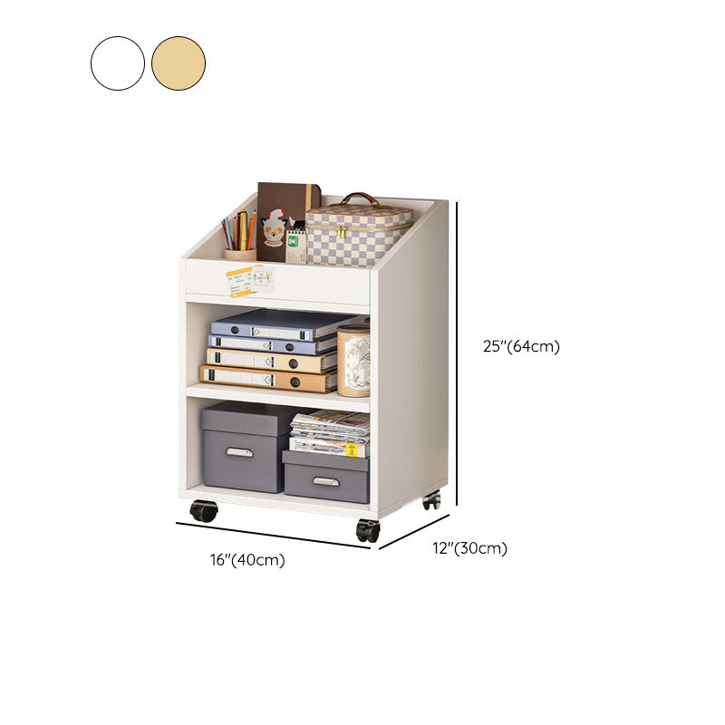 Engineered Wood Standard Bookcase Scandinavian Open Back Bookshelf