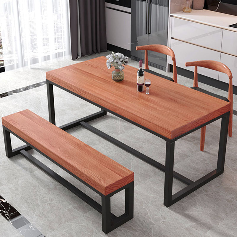 Rectangle Seating Bench Solid Wood Color Bench , 11.7 Inch Width