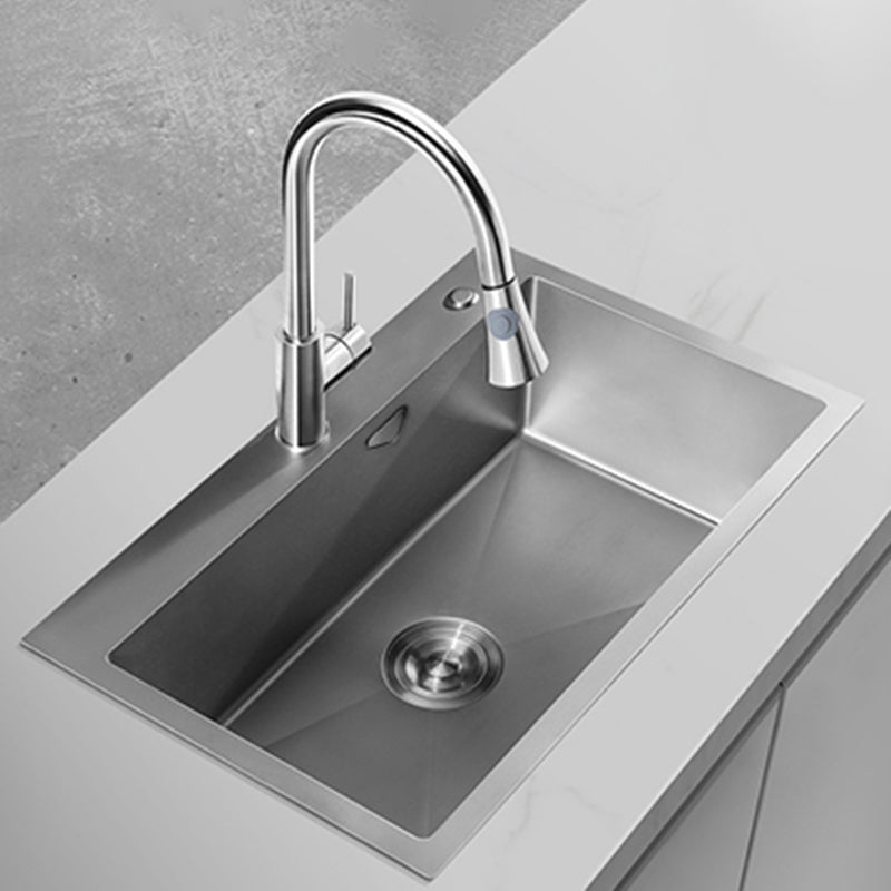 Soundproof Drop-In Kitchen Sink Diversion Design Kitchen Sink with Faucet