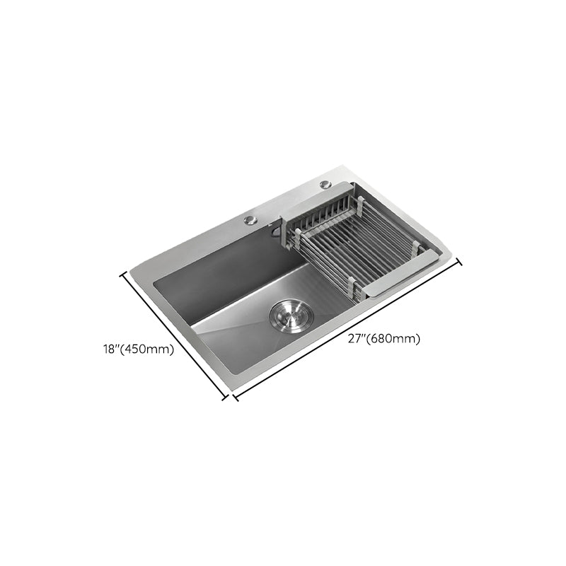 Soundproof Drop-In Kitchen Sink Diversion Design Kitchen Sink with Faucet