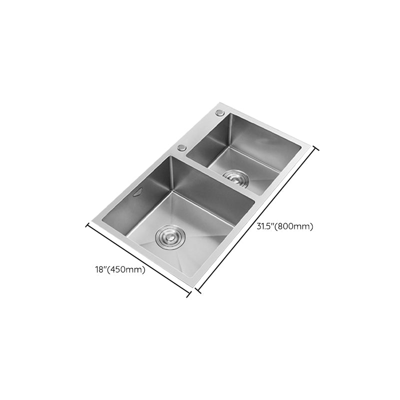 Soundproof Drop-In Kitchen Sink Diversion Design Kitchen Sink with Faucet