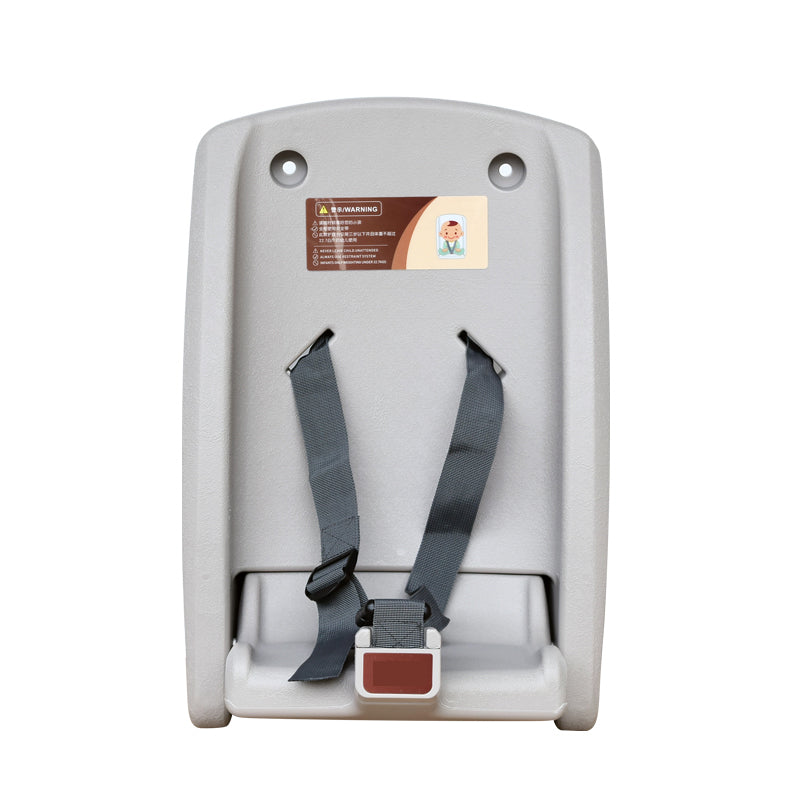 Modern Gray Baby Changing Table Folding Changing Table with Seat Belt