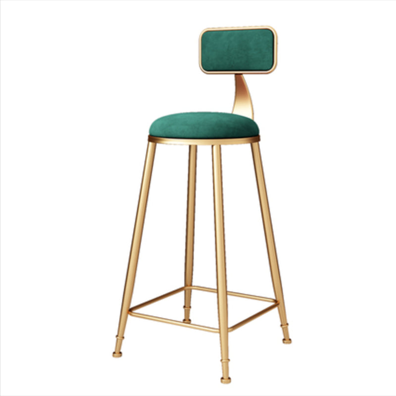 Glam Bar Pub Table Set 1/3 Pcs Rectangle Bar Table and Upholstered Stools with Metal Frame