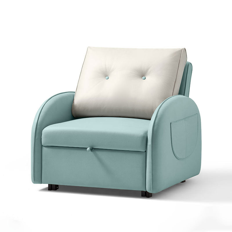 No Distressing Folding Sleeper Sofa Faux Leather Scandinavian Convertible Sofas