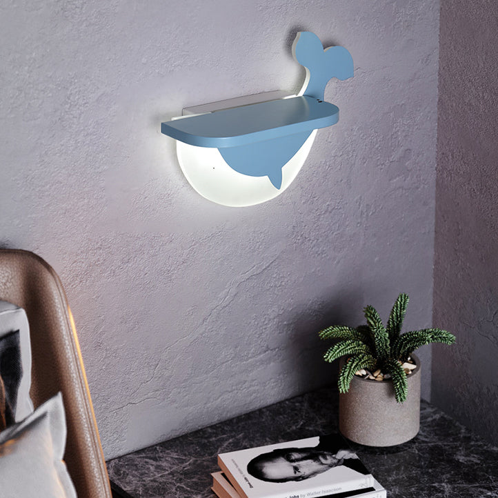 Cartoon Mooie patroon Wall Light Acryl LED SCONCE LICHT MET SPLOK VOOR JODS GIRL SLAAPKAMER