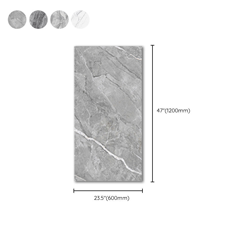 Porcelain Floor and Wall Tile 47.2"×23.6" Mirrored Singular Tile