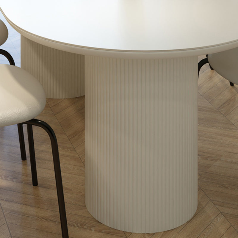 Sintered Stone Table White Dining Table for Kitchen Dining Room