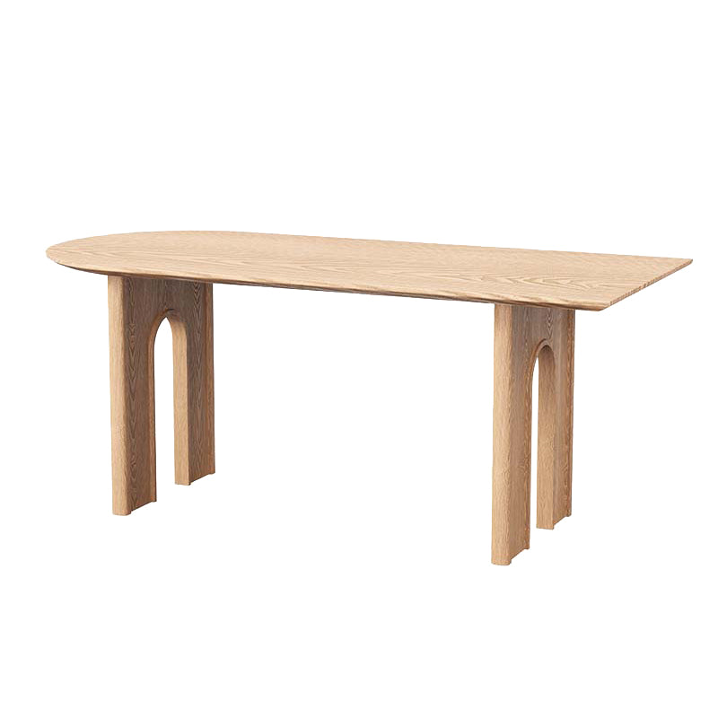 Solid Wood Dining Room Dinner Kitchen Table Contemporary Dining Table