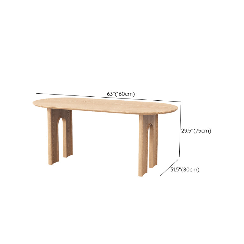 Solid Wood Dining Room Dinner Kitchen Table Contemporary Dining Table