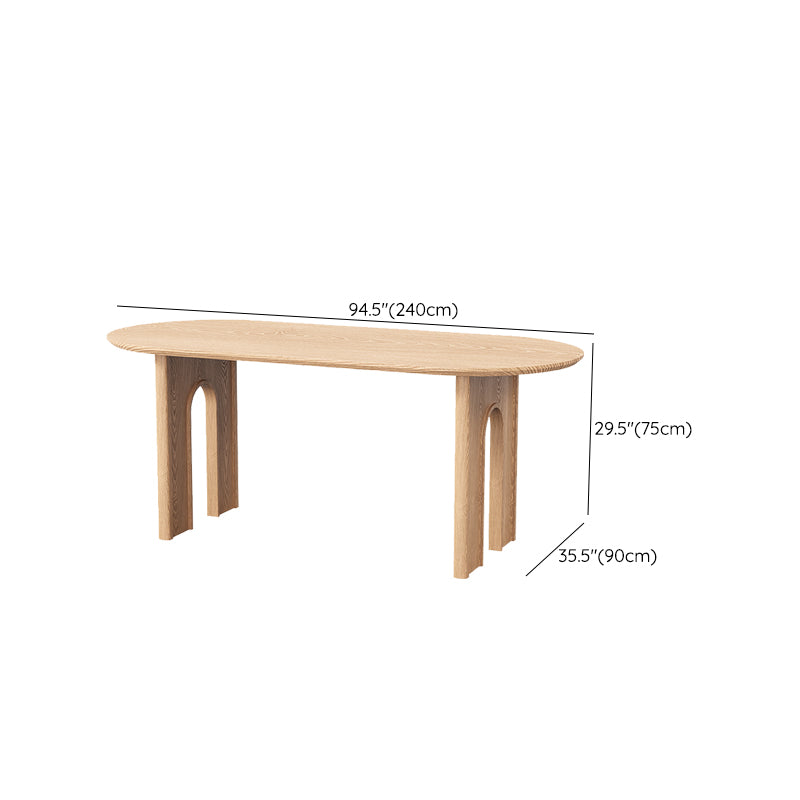 Solid Wood Dining Room Dinner Kitchen Table Contemporary Dining Table