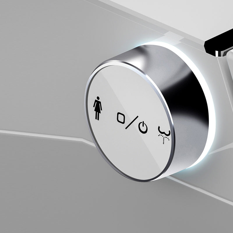 Modern Wall Mount Flush Toilet One Piece Toilet Single Flush Toilet