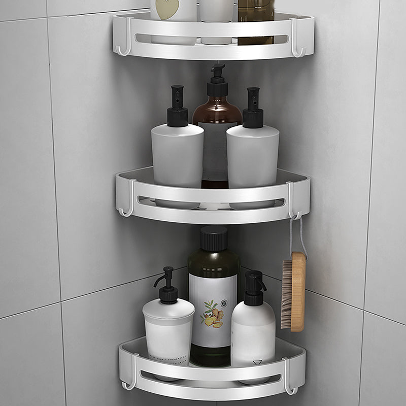 Silver Bathroom Set Modern Anti-rust Bathroom Accessory As Individual or As A Set