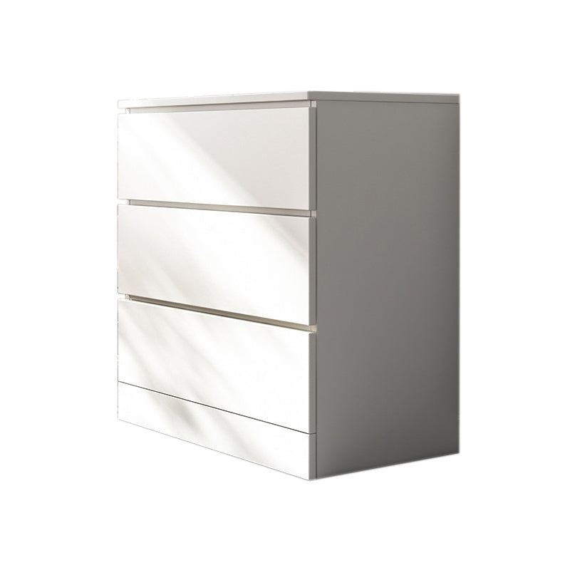 Contemporary Manufactured Wood Accent Chest Rectangle Accent Chest with Drawer