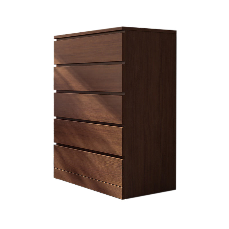 Contemporary Manufactured Wood Accent Chest Rectangle Accent Chest with Drawer