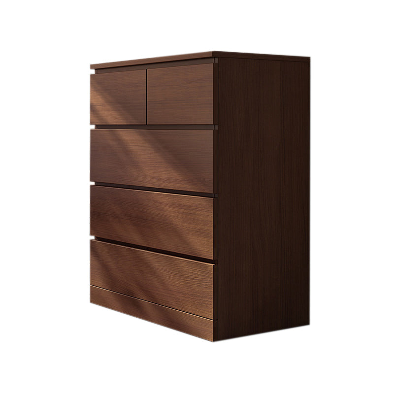 Contemporary Manufactured Wood Accent Chest Rectangle Accent Chest with Drawer