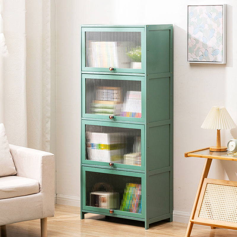 Rectangular Green Cabinet, Modern Standard Accent Cabinet in Green