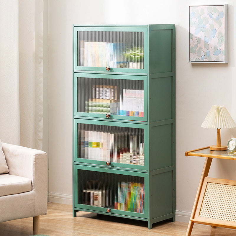 Rectangular Green Cabinet, Modern Standard Accent Cabinet in Green