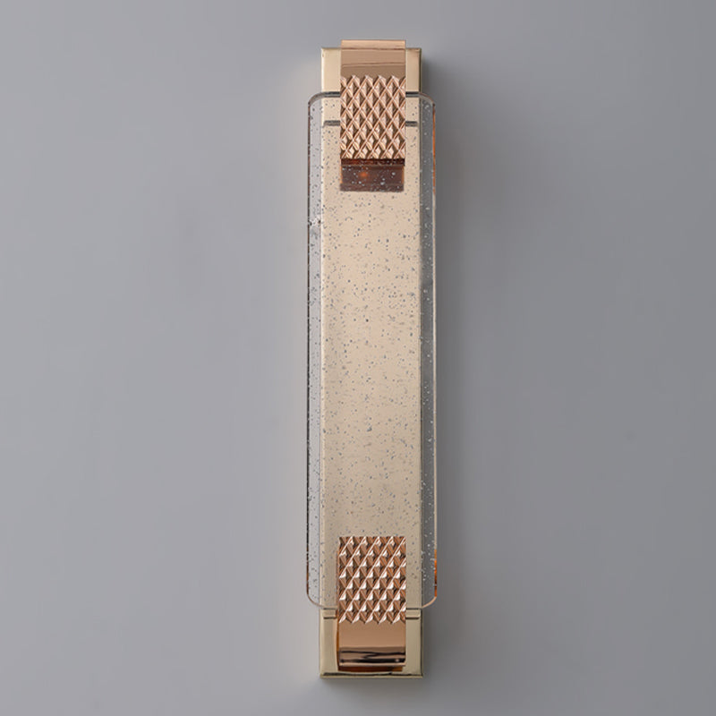 Modern LED Wall Lamp Simple Wall Mount Lamp with Crystal Shade for Bedroom