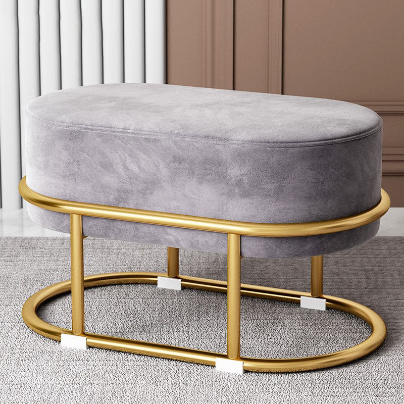Multi Colors Ottoman Removable Slipcover Upholstered Velvet Ottoman