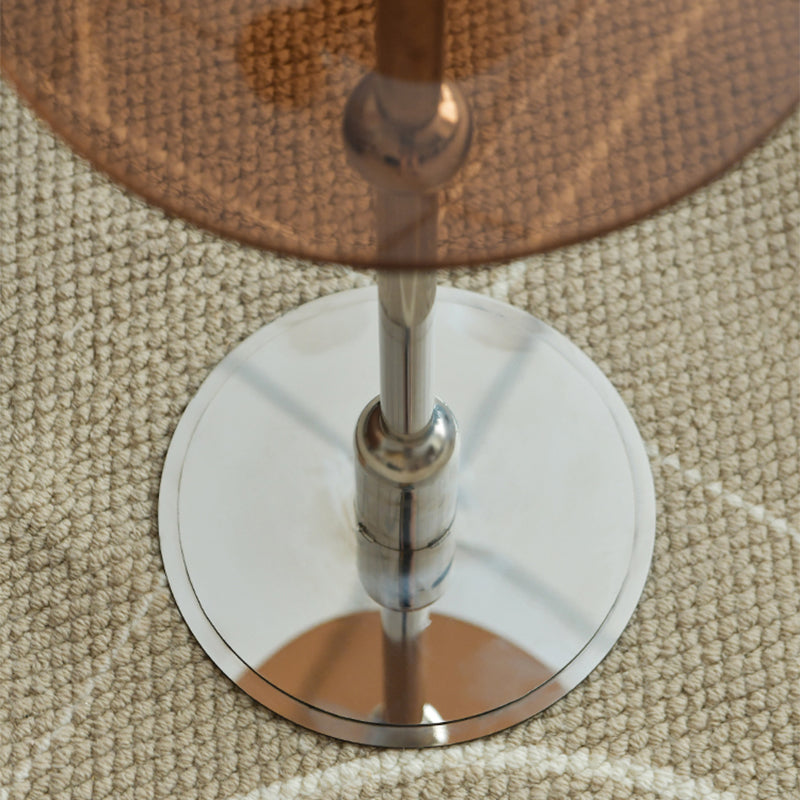 Contemporary Irregular Coffee Table Modern 21.8-In High 1 Single Cocktail Table