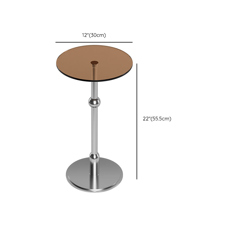 Contemporary Irregular Coffee Table Modern 21.8-In High 1 Single Cocktail Table