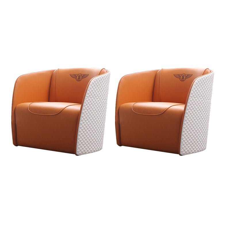 Leather Side Chair Arms included Lounge Chair for Living Room