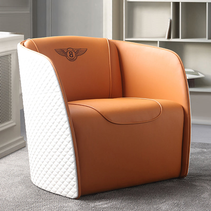 Leather Side Chair Arms included Lounge Chair for Living Room