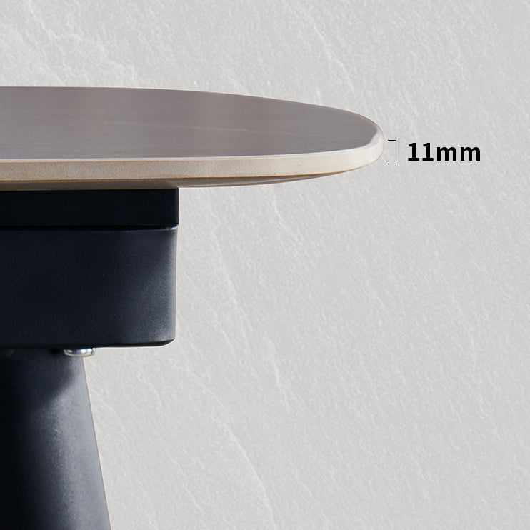 Matte Finish Stone Dining Table Set for Home 1/2/5/7 Pcs Modern Dinette Set