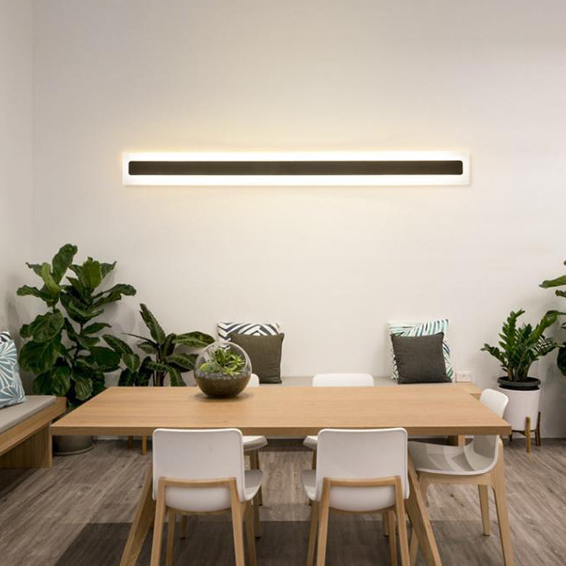 LED Vanity Lighting Modernism Black Metal Bath Light for Bathroom