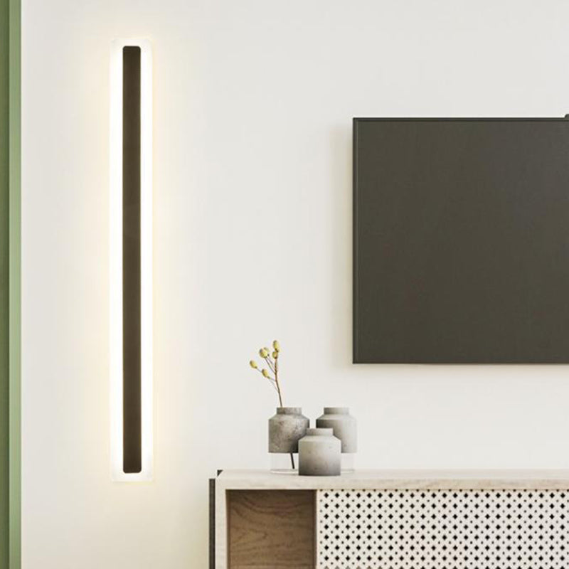 LED Vanity Lighting Modernism Black Metal Bath Light for Bathroom