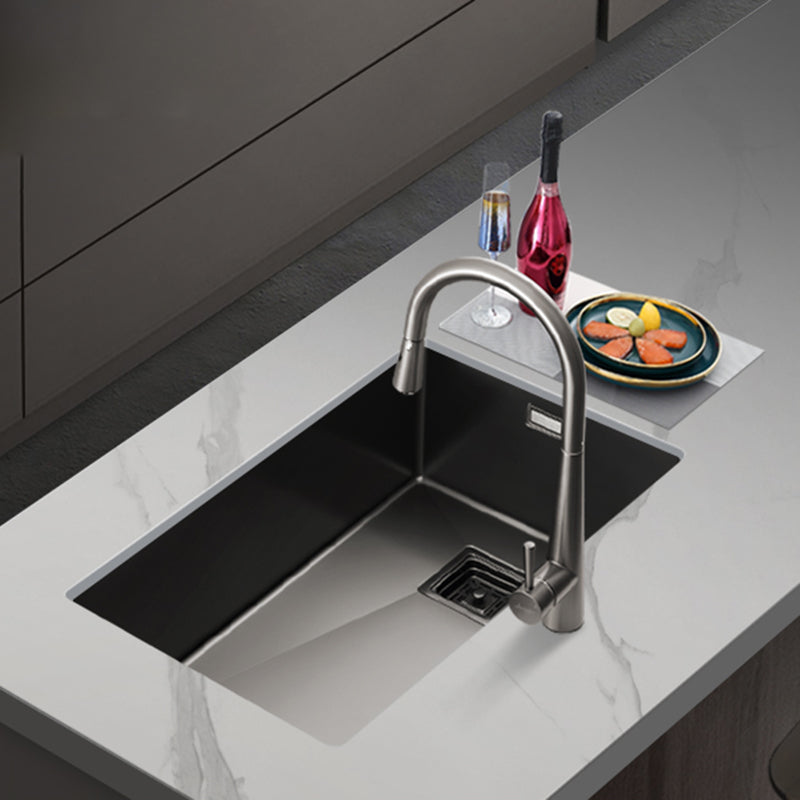 Soundproof Kitchen Sink Overflow Hole Design Kitchen Sink with Faucet