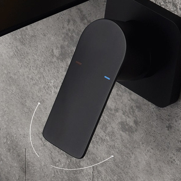 Fixed Roman Tub Faucet Trim Single Handle Wall Mounted Waterfall Tub Filler