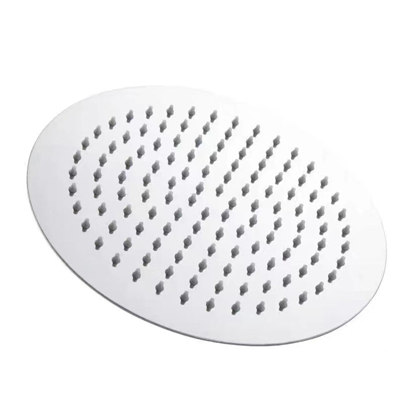 Stainless Steel Shower Head Combo Modern Fixed Shower Head for Bathroom